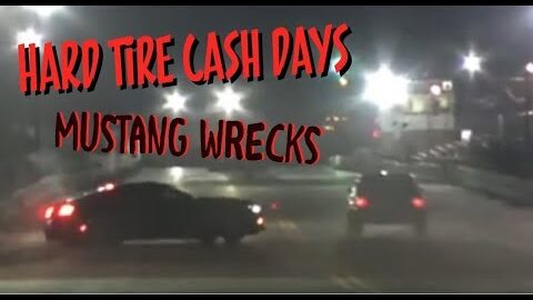 Mustang Crashes at Hard Tire No Prep Cash Days