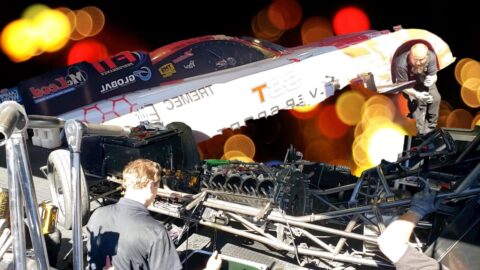 NHRA Drag Car Torn to Pieces Right Before My Eyes!  Vegas Drag Strip 2021