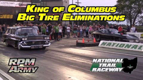 No Prep Drag Racing Big Tire Eliminations King of Columbus National Trail Raceway