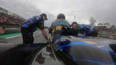 ON BOARD CAM! WILD TIRE SMOKING TOP FUEL NITRO MOTORCYCLE GOPRO! TAKE A RIDE ON 1500 HORSEPOWER!