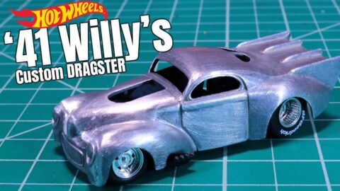 Painting Hot Wheels Cars - Custom '41 Willy's Dragster - The Green Hornet