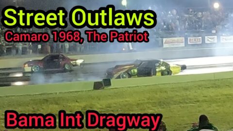 Street Outlaws - No Prep Kings, Camaro 1968, The Patriot | 2,500 WHP -Nitrous, Bama Int Dragway 2022