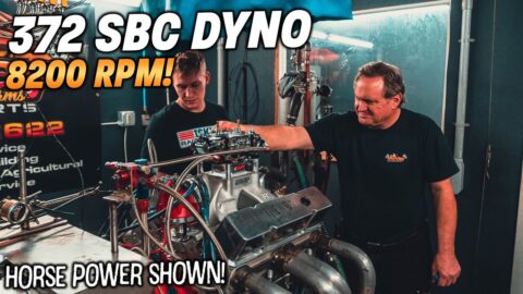 THE STRONGEST SBC WE'VE EVER BUILT! 372 Screams at 8200RPM! (DYNO Numbers Shown)