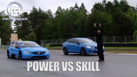 Volvo race car VS Volvo S60 polestar in Speed VS Skill | Fifth Gear
