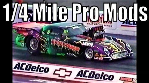 1/4 Mile 2002 IHRA Hooters ACDelco Nationals Pro Mod Blower / Nitrous Drag Racing Action Part 8 Of 8