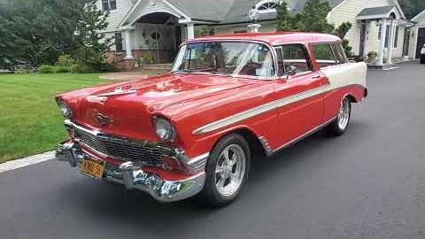 1956 Chevrolet Nomad Resto-Mod For Sale~327 Double Hump Motor~Automatic~Gorgeous Restoration