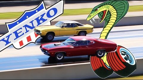 1969 Chevrolet Yenko Camaro vs 1970 Ford Torino Super Cobra Jet | Factory Stock Drag Race