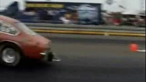 71 Chevy Vega 650 HP Drag Race Wheelie at Drachten