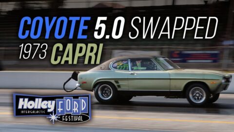 Coyote swapped Ford Capri at Ford Fest 2019