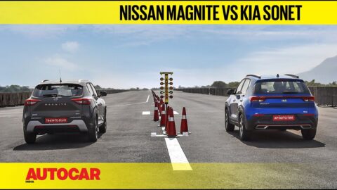 Drag Race: Nissan Magnite vs Kia Sonet - CVT takes on DCT | Autocar India