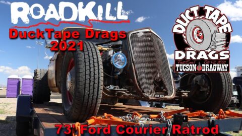 Duct Tape Drags 2021: Rat Rod Ford Courier