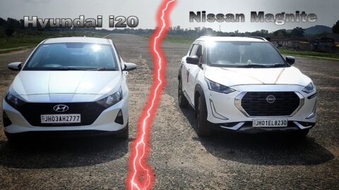 First time on @YouTube  ▶️ Drag Race of i20 Sportz and Nissan Magnite | The Wheel Drive