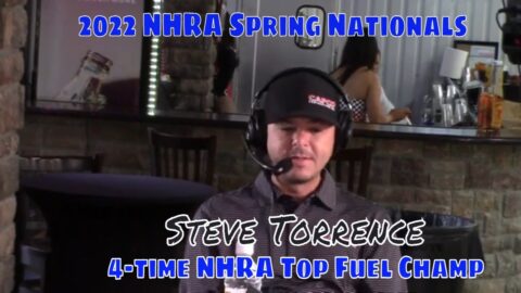 From the 2022 NHRA Spring Nationals, it is 4-time Top Fuel Champ, Steve Torrence!
