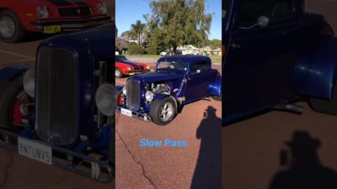 Hot Rod drive by.
