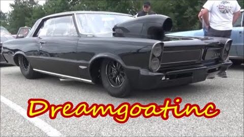Legends MIR Nostalgia Drags 1965 Pontiac GTO  Fat Tire Drag Car Dreamgoatinc Pro Street & Muscle Car