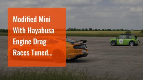Modified Mini With Hayabusa Engine Drag Races Tuned Mustang GT