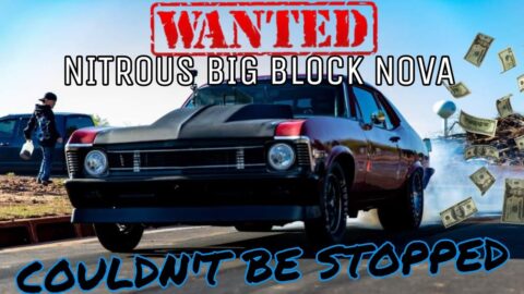 Nitrous Big Block Nova "wanted" Couldn't be stopped at No Trailer OKC Flashlight start street race
