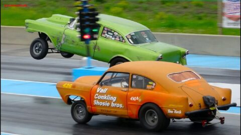 Old School Drag Race Returns 1967 and Older Cars - Brew City Gassers