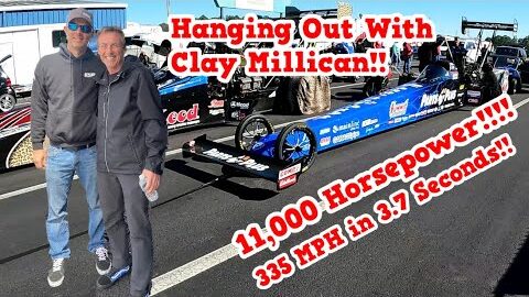 Racing With 11,000 Horsepower!! Clay Millican at the GatorNationals 2022.