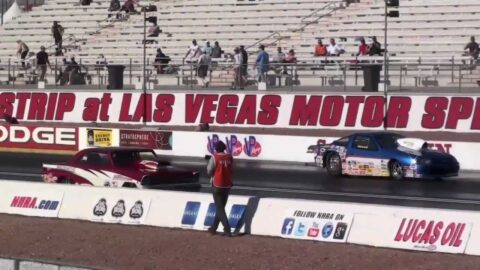 Super Gas Eliminations NHRA Summit Racing.com Nationals Las Vegas 2012