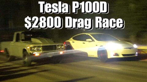 TESLA P100D $2800 CASH DAYS DRAG RACE!