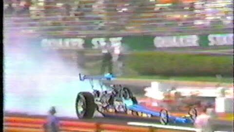Top Alcohol Dragster Qualifying Round 3  1983 NHRA INDY U.S. Nationals Qualifying