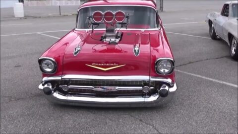 1957 Chevy Blown Pro Street Dreamgoatinc Classic Hot Rod Custom and Muscle Car Video