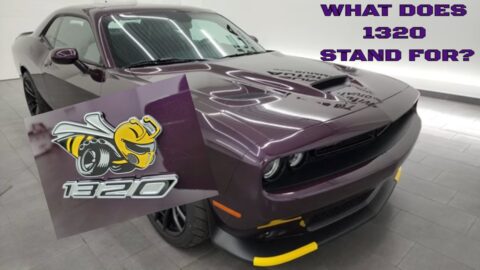 2022 DODGE CHALLENGER R/T SCAT PACK 1320 PACKAGE WHAT DOES 1320 STAND FOR? HELLRAISIN 22T168