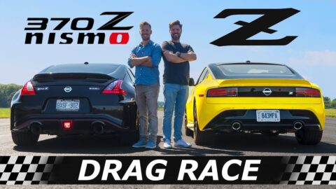 2023 Nissan Z vs Nissan 370Z NISMO // DRAG RACE & LAP TIMES