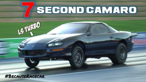 7 Second Turbo LS Camaro | Private Track Hire | #LSTheWorld | Drag Racing |