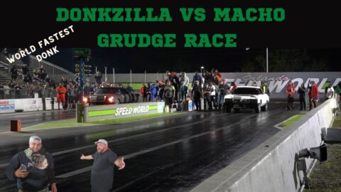 DONKZILLA VS MACHO GRUDGE RACE IT GOT HEATED- FASTES DONN IN THE WORLD #grudgerace #trashtalk #donk