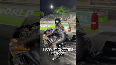 Female Motorcycle Racer CALLED OUT for Grudge Race!