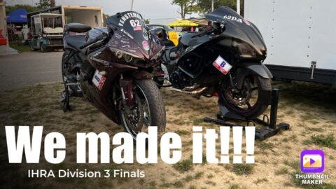 First IHRA finals went well. (Turbo hayabusa/Stretched R6)