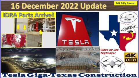 IDRA 9K parts arrive & huge progress all over! 16 Dec 2022 Giga Texas Construction Update (07:15AM)