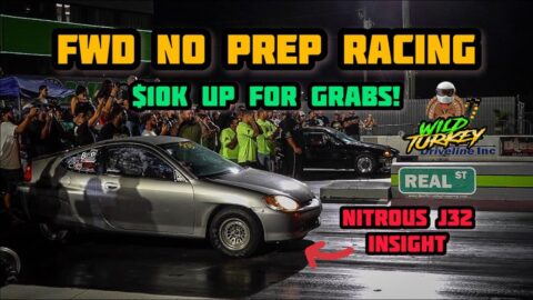 NO PREP RACING @ OSW | 50+ FWD CARS |  BATTLE OF THE HONDAS | C.F.RACING