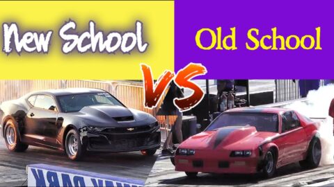 New School vs Old School Camaro Action!