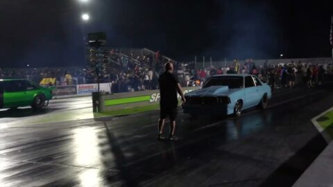 Nitrous Mustang gives a Malibu the Break in a Grudge Race | No Guts No Glory 2022 #grudgerace