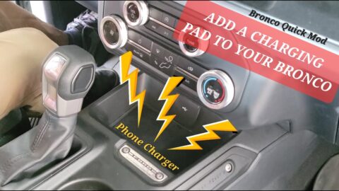 QUICK MOD Adding a Cell Phone Charging Pad to your BRONCO