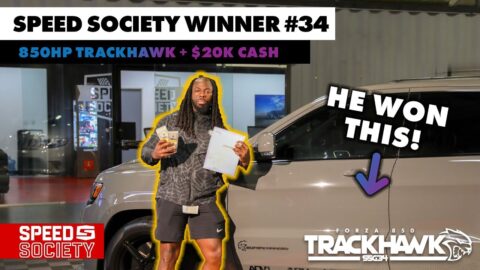 Speed Society Winner #34 Jeep Trackhawk + $20,000 VIP Experience