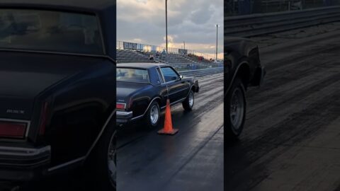 Sweet Gbody sleeper Buick Regal drag racing.