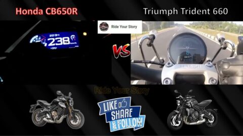 Trident 660 VS CB650R Top Speed | Triumph trident 660 max speed 🔥 Top Speed & Acceleration