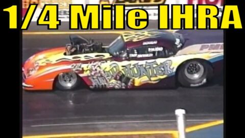 1/4 Mile IHRA 2002 Spring, Nat. Pro Mod Blower / Nitrous Drag Racing Action Part 2 Of 6