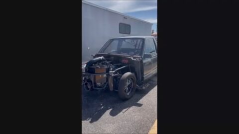 I30 N/T Race, I30 Dragway, No Time races, no prep racing, Limpy, Grey Procharged Truck, Truck