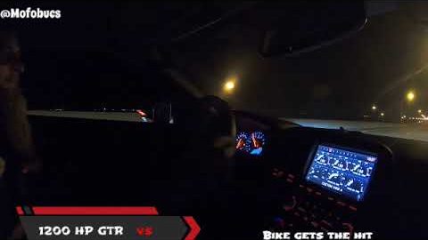 BMW 1000RR vs 1200HP GTR #shorts #gtr #nissangtr #bmw #bmw1000rr  #mofobucs  #1320video #cars
