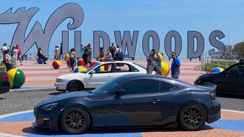 CRAZY STANCE CARS TAKEOVER NEW JERSEY BEACHES!! Vlog ( Atlantic Street Movement )
