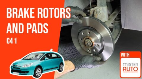 How to replace the front brake discs and pads C4 1 🚗