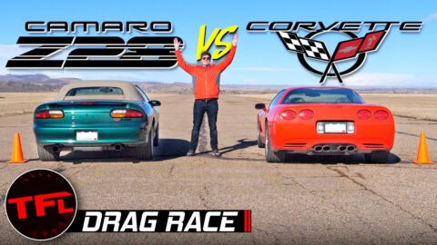 I Can't Believe How Close It Is! 1999 Chevy Corvette vs 1998 Chevy Camaro Z28 Drag Race