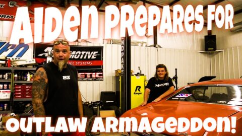 Preparing Aiden and His Chevelle To Race in Outlaw Armageddon 6!