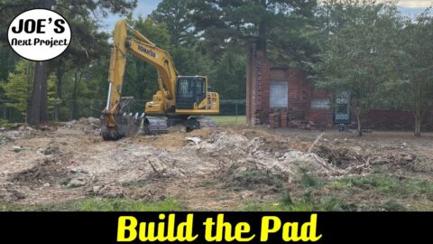 Shiloh Schoolhouse Build - Build the Pad