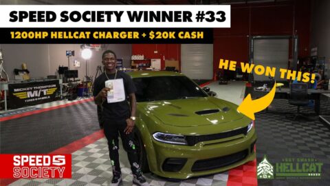 Speed Society Winner of SSG33 Hellcat Charger VIP Experience